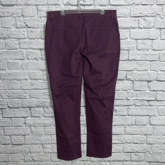 Brit & Brindle size 16 Tractor Supply Purple Western Straight Pants Plus - Picture 6 of 14